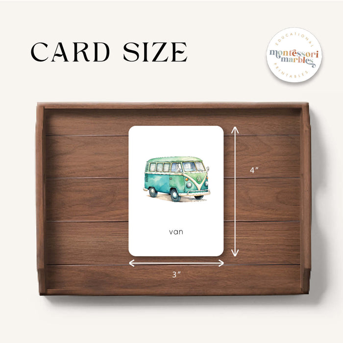 Transportation Flash Cards