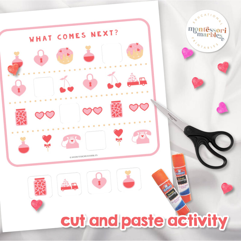 Valentine's Day Complete The Patterns
