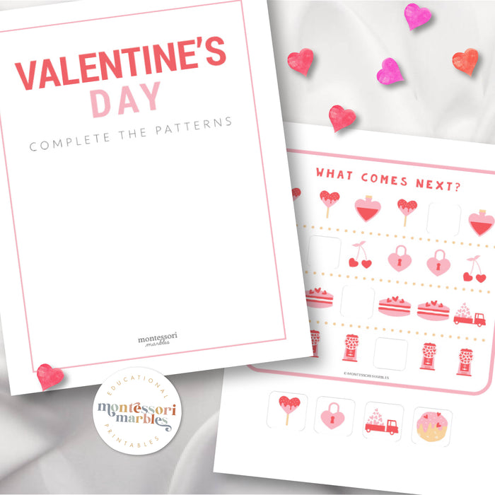 Valentine's Day Complete The Patterns