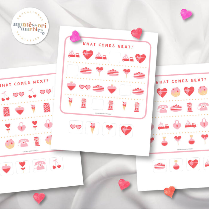 Valentine's Day Complete The Patterns
