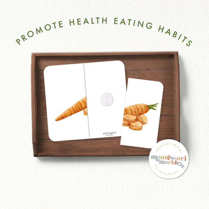Vegetable Two-Piece Puzzles