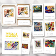 Kandinsky nomenclature cards for famous artists — ages 3-6
