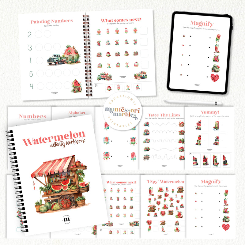 Watermelon Activity Workbook PreK & Kindergarten