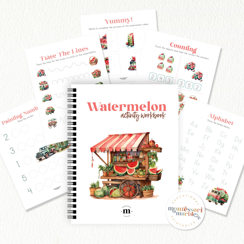 Watermelon Activity Workbook PreK & Kindergarten
