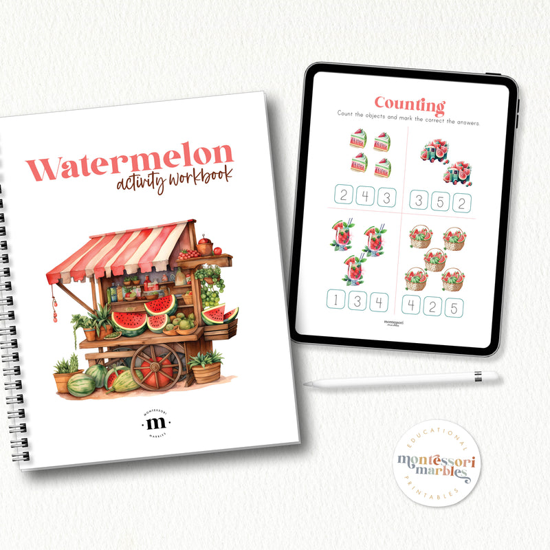 Watermelon Activity Workbook PreK & Kindergarten