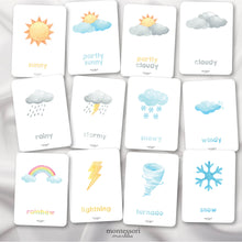Load image into Gallery viewer, Weather Flash Cards
