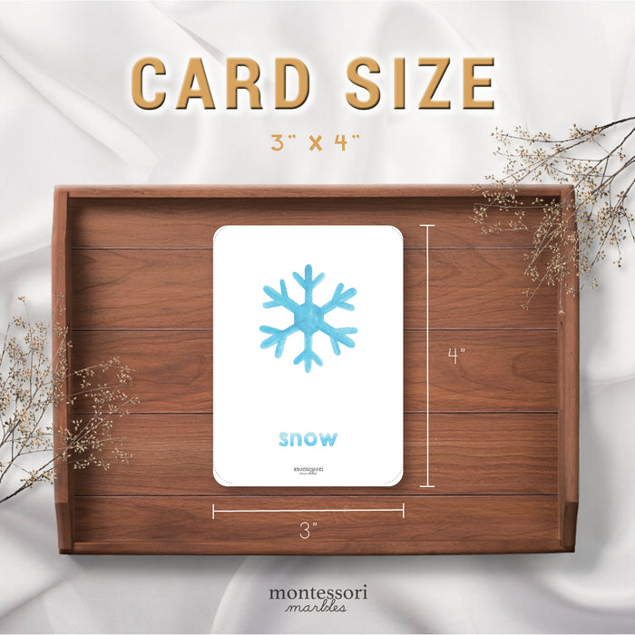 Weather Flash Cards