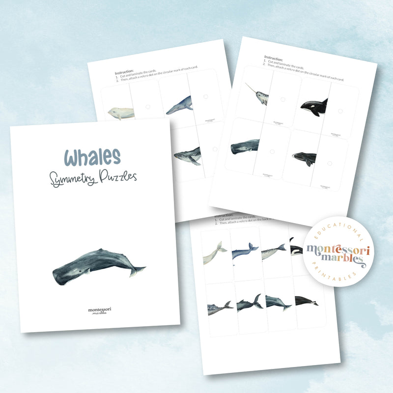 Whales Two-Piece Puzzles