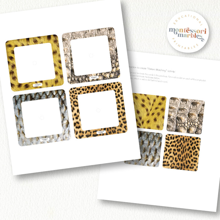 Safari & Jungle Animals Pattern Matching