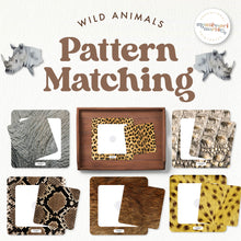 Load image into Gallery viewer, Safari &amp; Jungle Animals Pattern Matching
