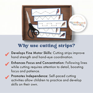 Winter Birds Cutting Strips