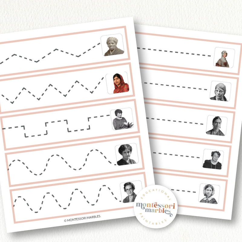 Women's History Month Cutting Strips