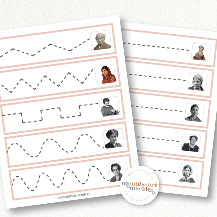 Women's History Month Cutting Strips