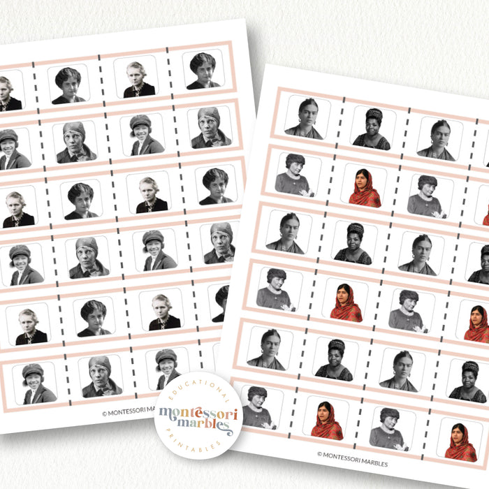 Women's History Month Cutting Strips