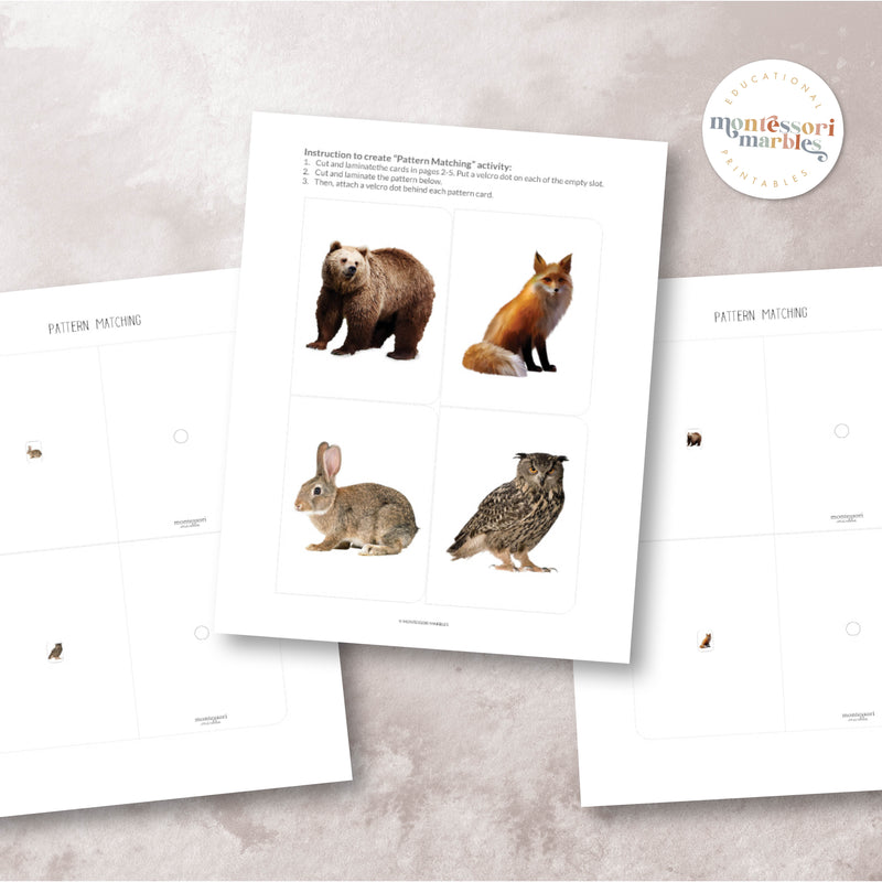 Woodland Animals Magni Match