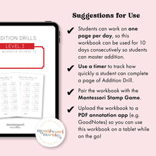 Load image into Gallery viewer, Addition Drills Workbook Level 3
