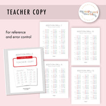 Load image into Gallery viewer, Addition Drills Workbook Level 3
