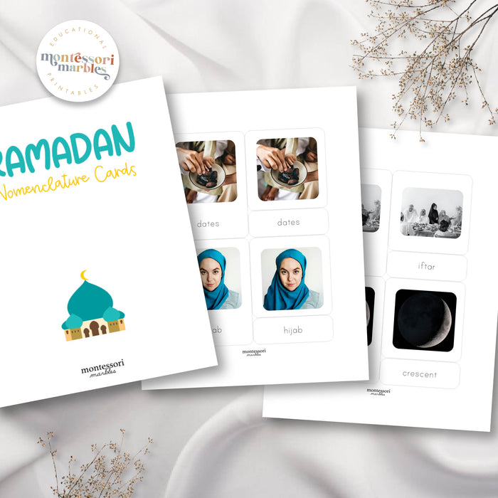 Ramadan Montessori Nomenclature Cards