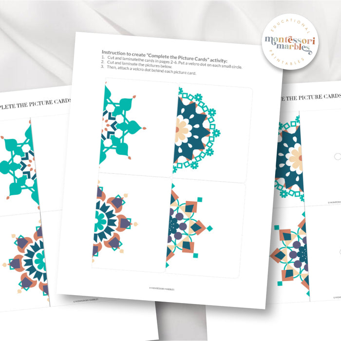 Ramadan Mandalas Symmetry Puzzles