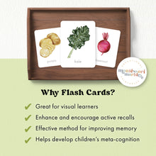 Load image into Gallery viewer, Vegetables Flash Cards
