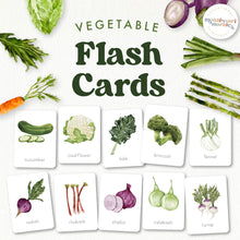 Load image into Gallery viewer, Vegetables Flash Cards
