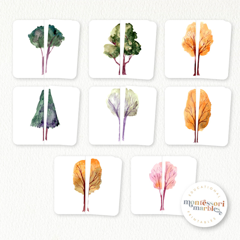 Tree Two-Piece Puzzles