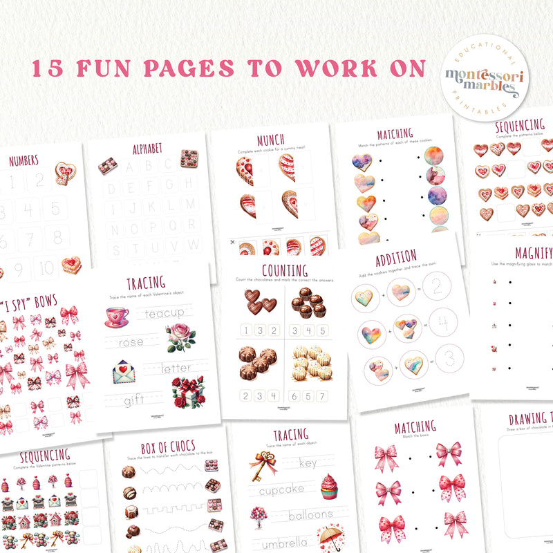 Valentine's Day Activity Workbook