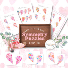 Load image into Gallery viewer, Valentine&#39;s Day Symmetry Puzzles
