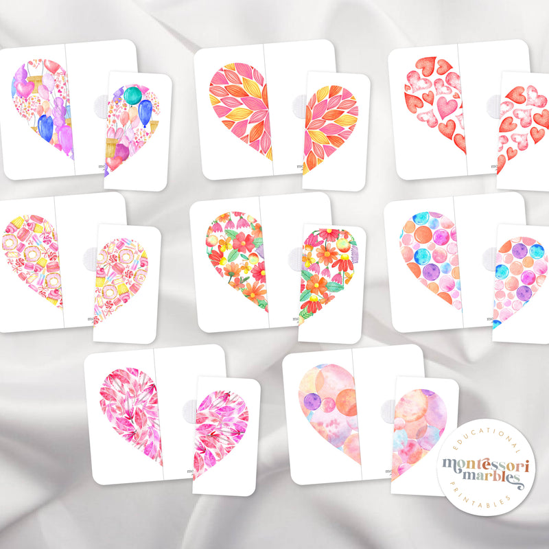 Valentine's Day Symmetry Puzzles