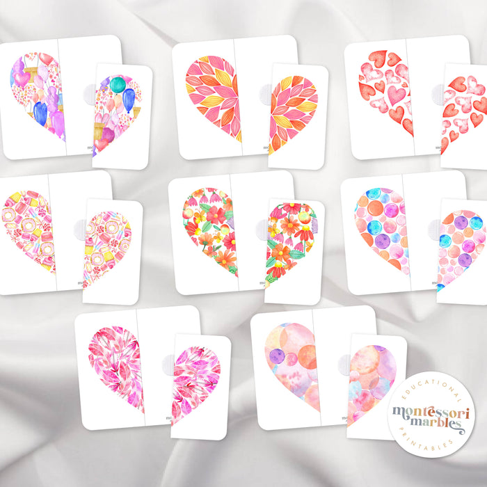 Valentine's Day Symmetry Puzzles