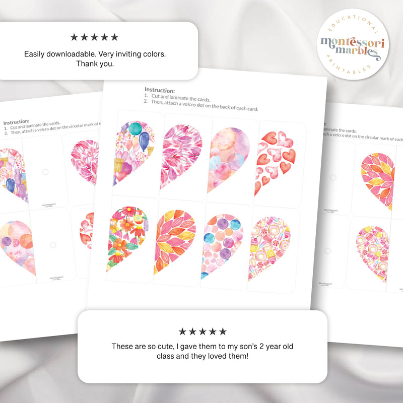 Valentine's Day Symmetry Puzzles
