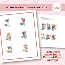 Load image into Gallery viewer, Vintage Teacups Two-Piece Puzzles
