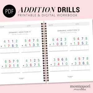 Addition Drills Workbook Level 5
