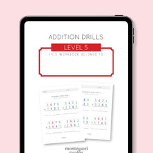 Load image into Gallery viewer, Addition Drills Workbook Level 5
