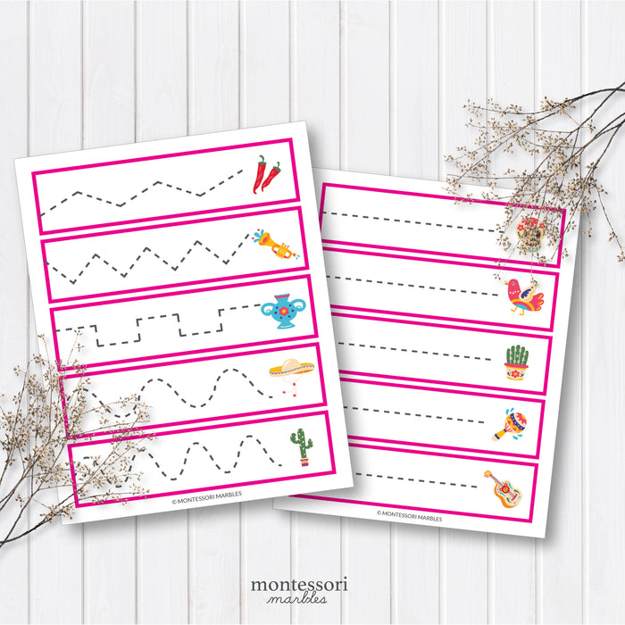 Hispanic Heritage Month Cutting Strips