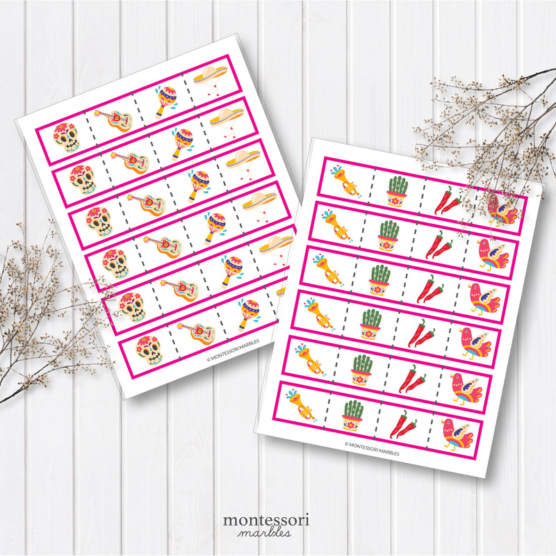 Hispanic Heritage Month Cutting Strips