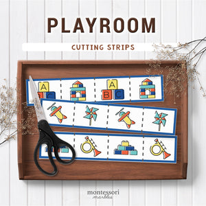 Playroom Toys Cutting Strips