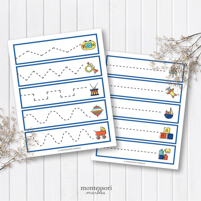 Playroom Toys Cutting Strips