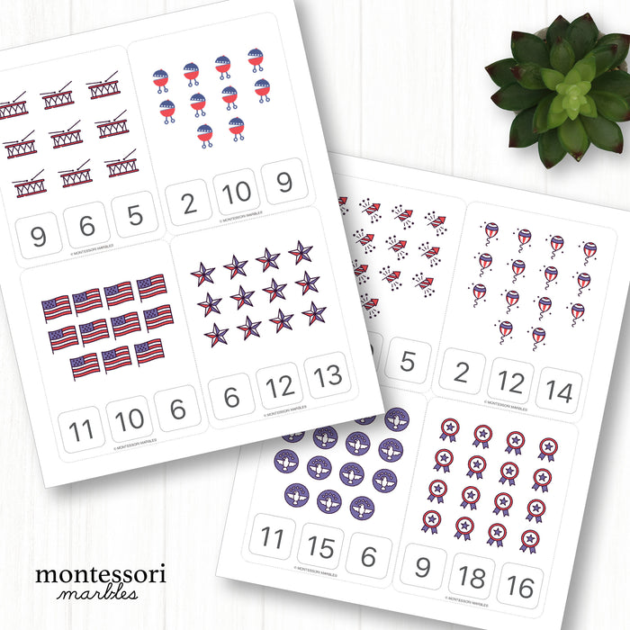 United States Counting 1 to 20