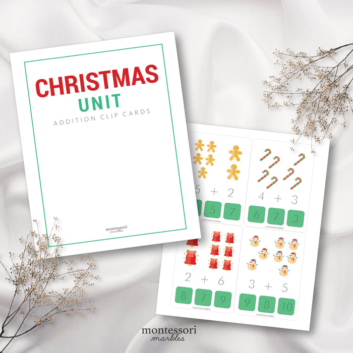 Christmas Addition Clip Cards