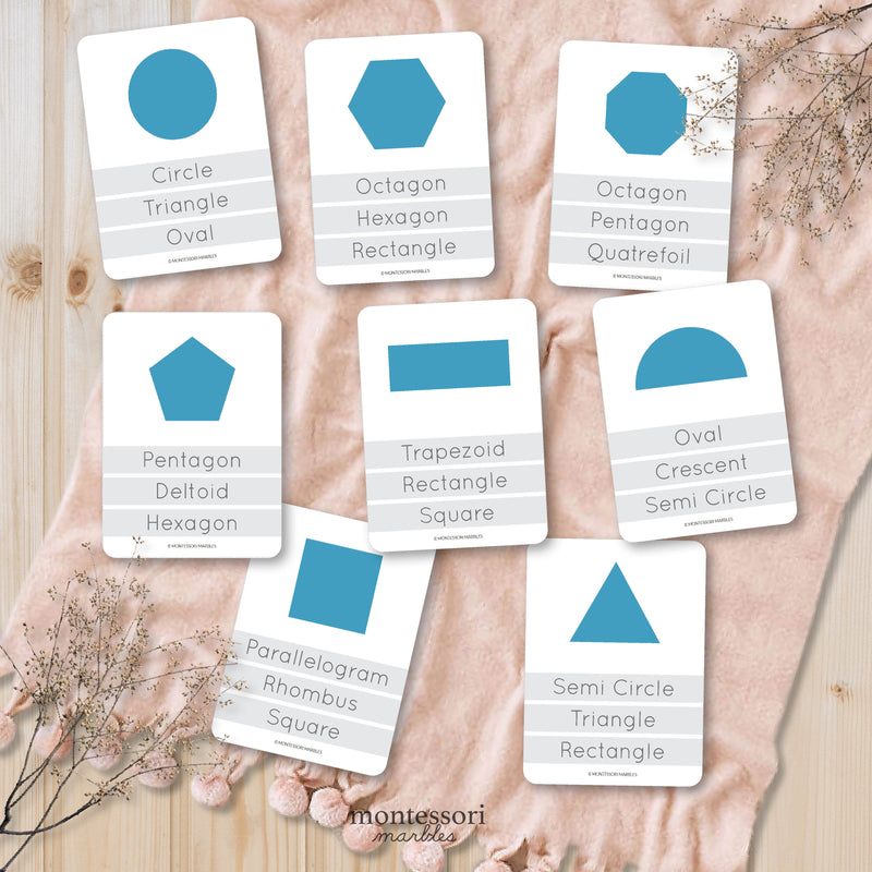 Shapes Quiz Cards