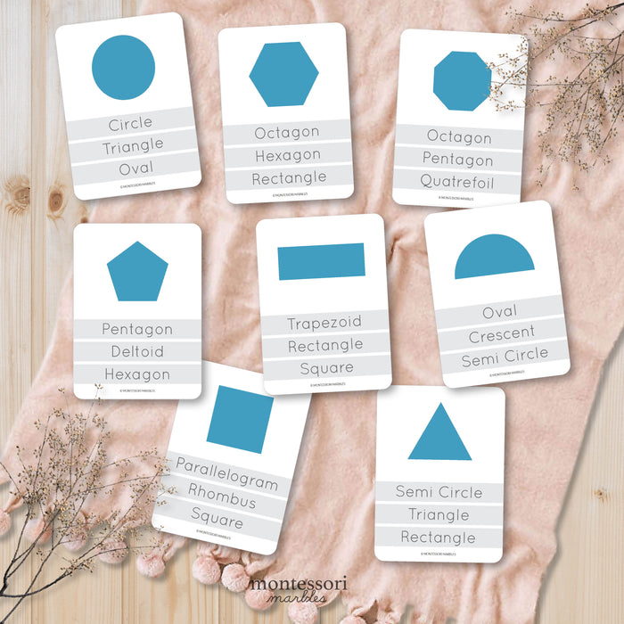 Shapes Quiz Cards