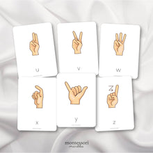 Load image into Gallery viewer, American Sign Language Nomenclature Cards
