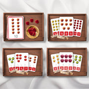 Apple-themed math activity bundle for preschool