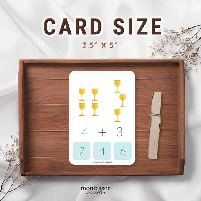 Hanukkah Addition Clip Cards