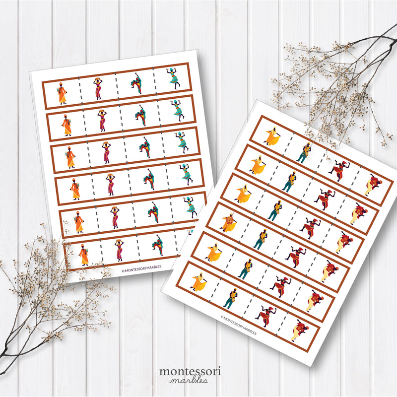 Kwanzaa Cutting Strips