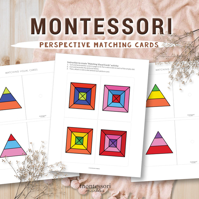 Math 2D Perspective Matching Cards