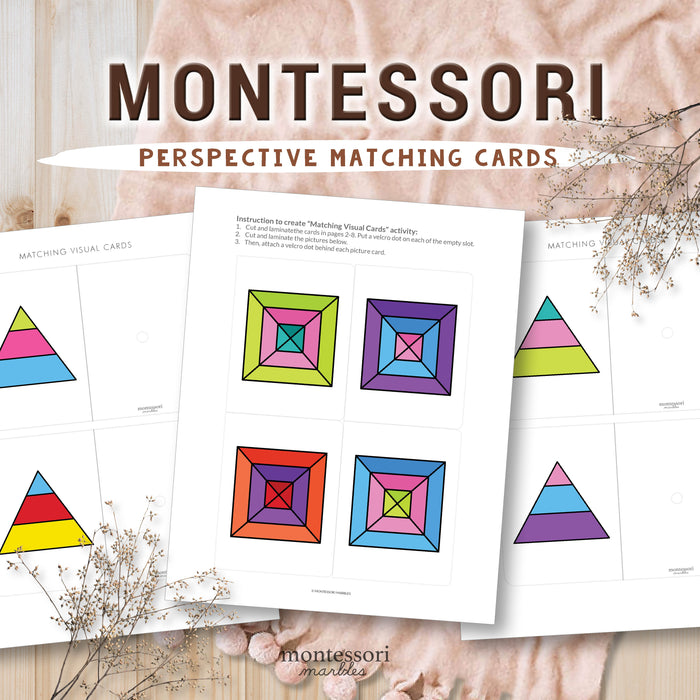 Math 2D Perspective Matching Cards