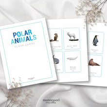 Load image into Gallery viewer, Polar Animals Flash Card
