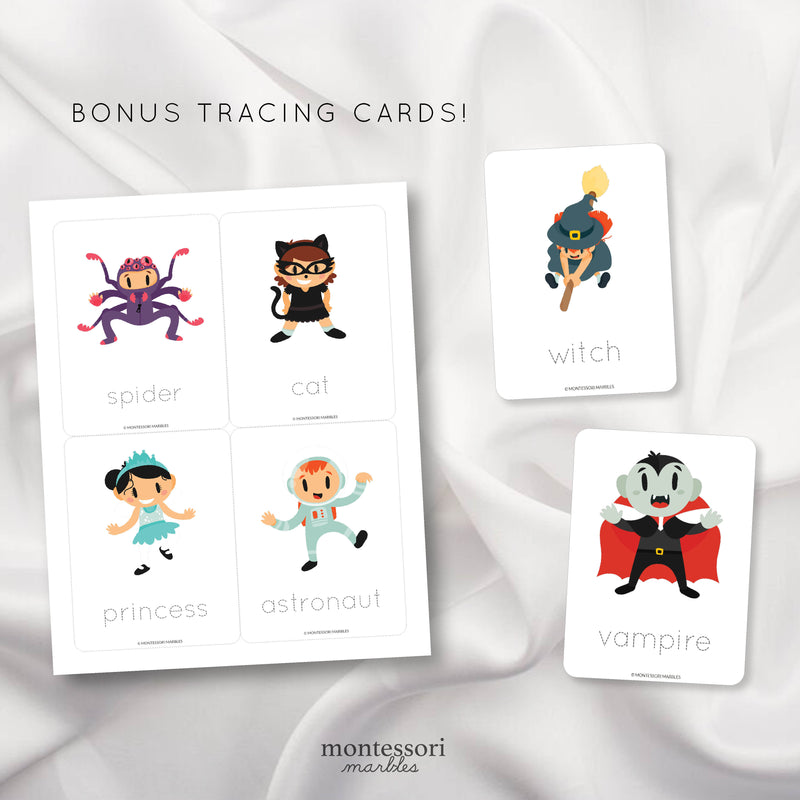 Halloween Tracing and Vocabulary